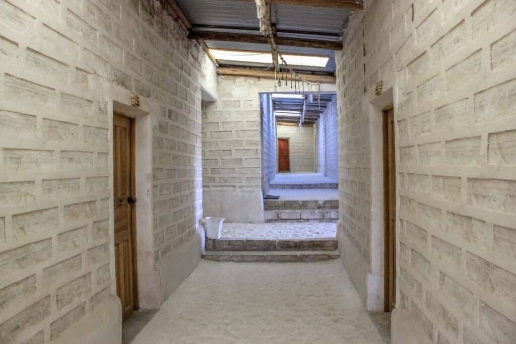 Hotell med väggar och golv av salt i Bolivia